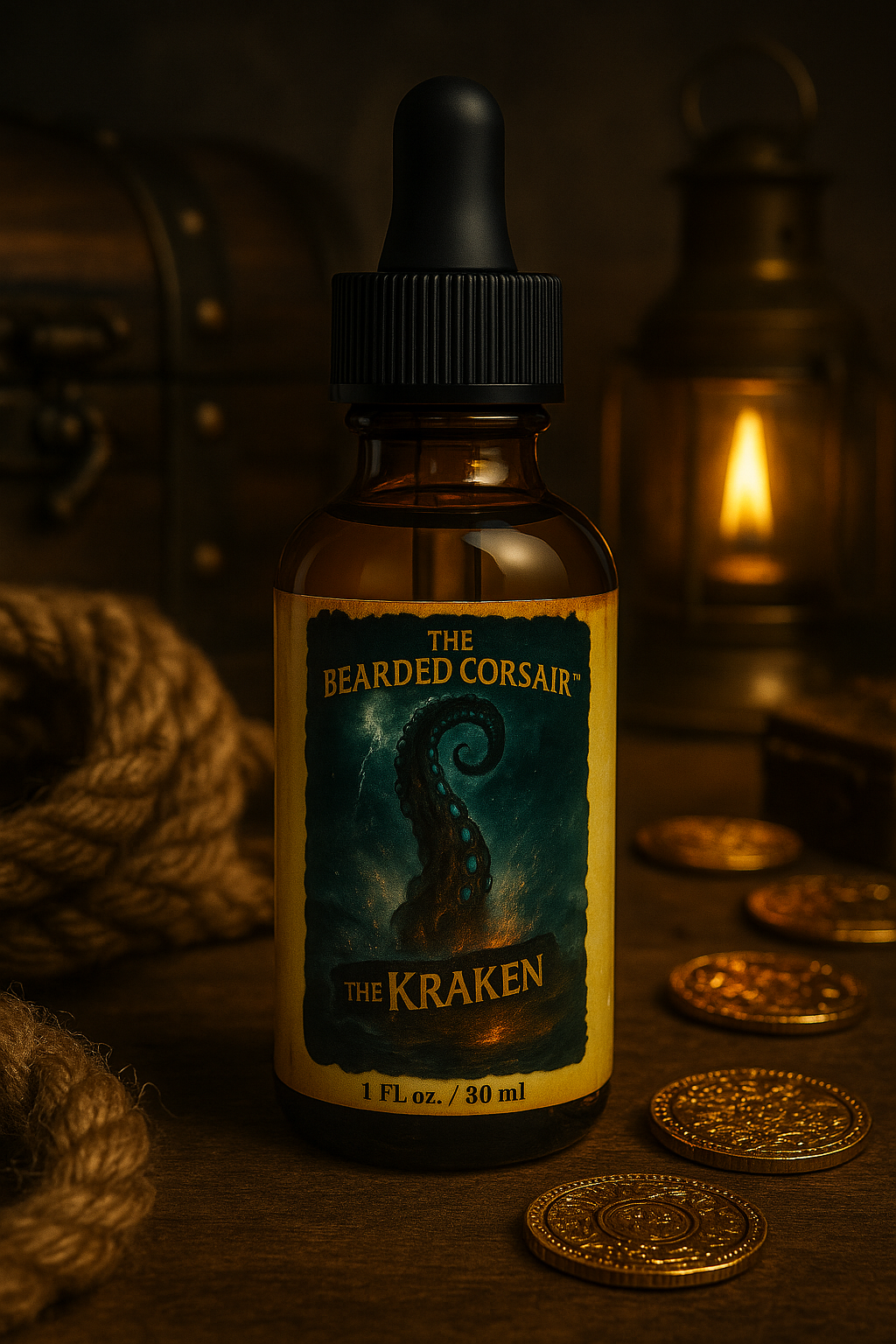 The Kraken – Citrus & Amber Beard Oil