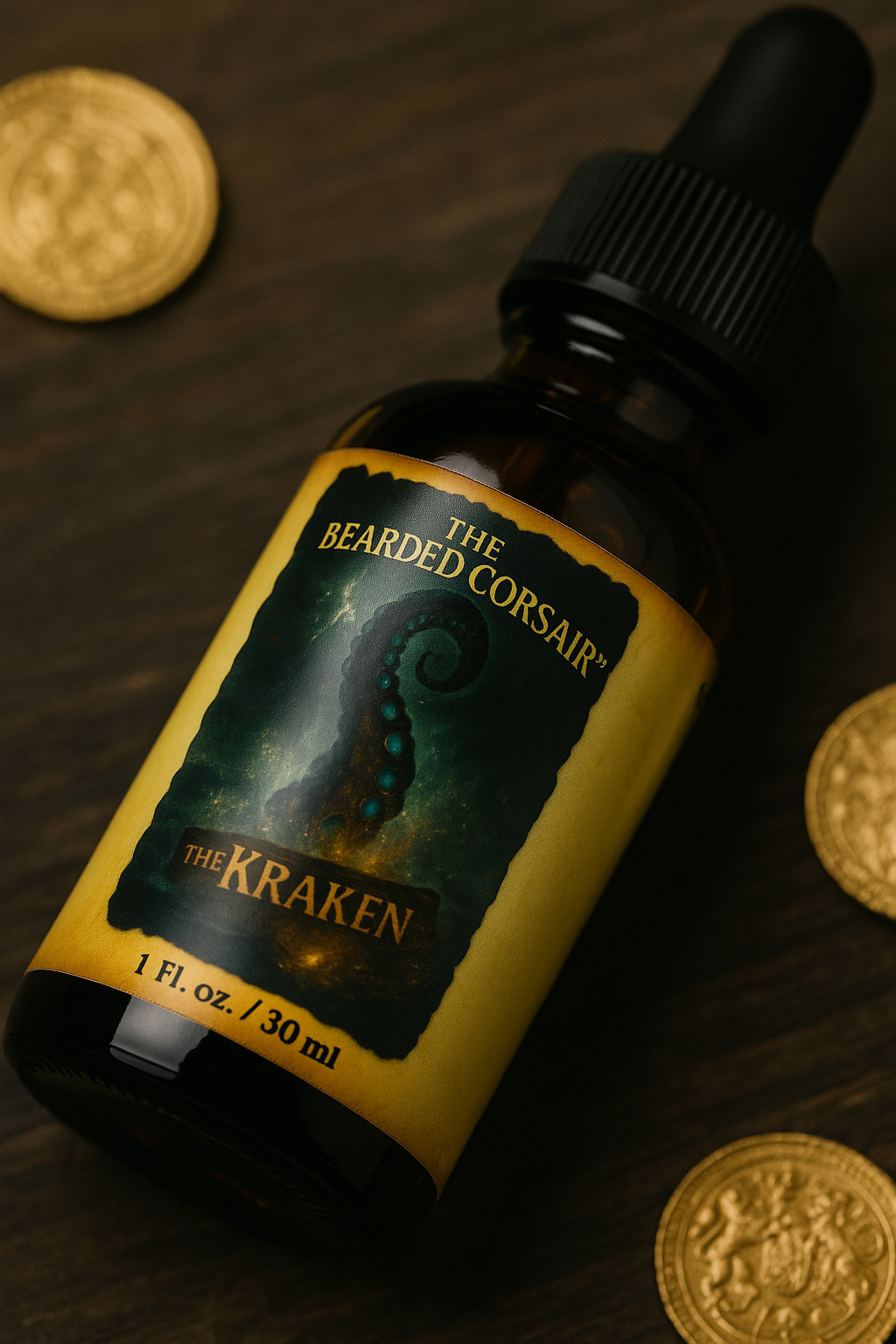 The Kraken – Citrus & Amber Beard Oil